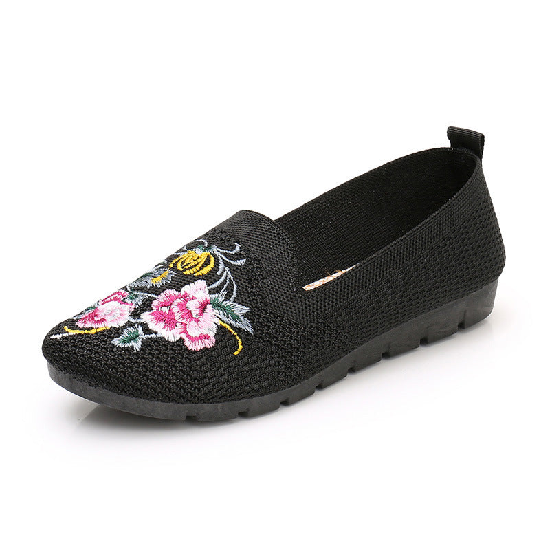 Embroidered Mesh Shoes