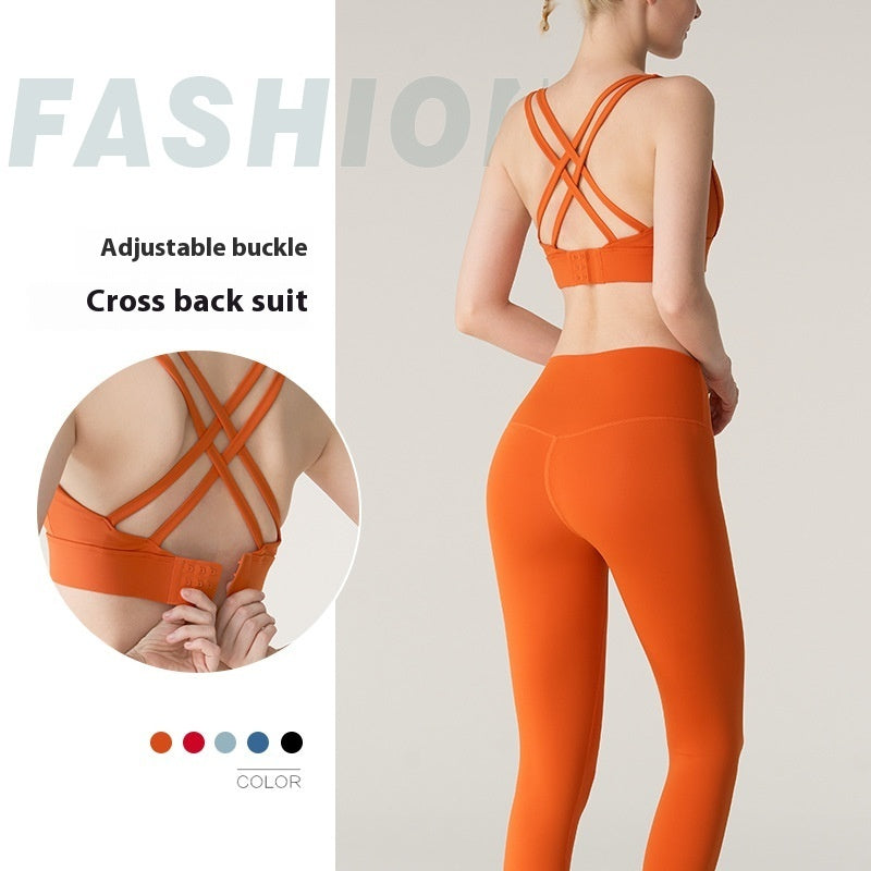 Cross Back Yoga Set
