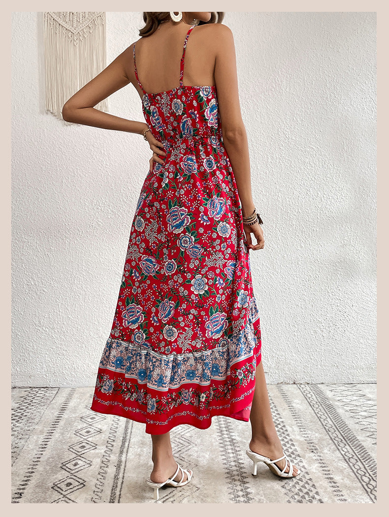 Printed Sling Dress