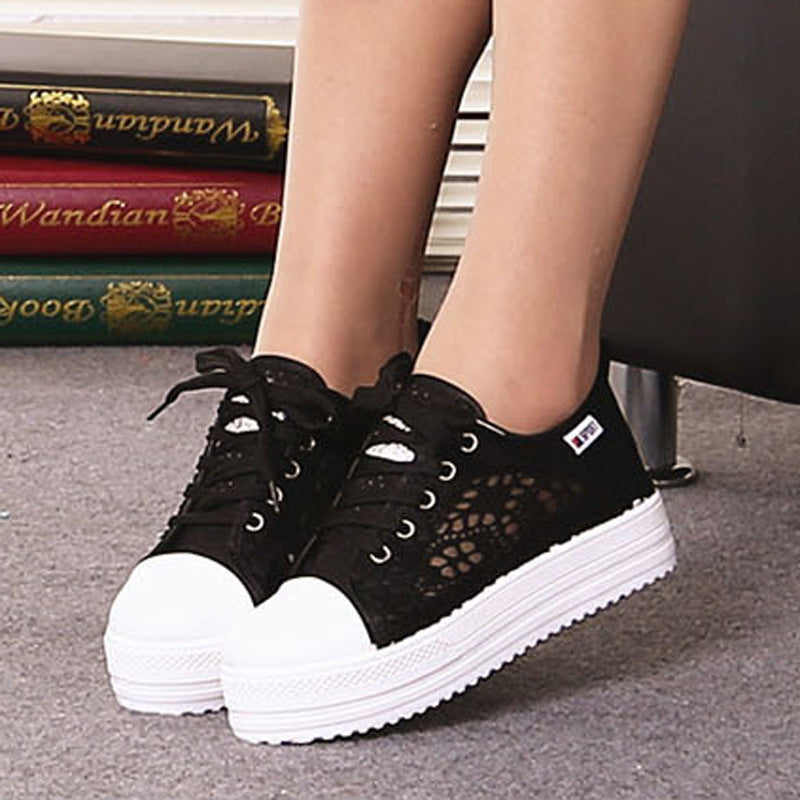 Lace Platform Sneakers