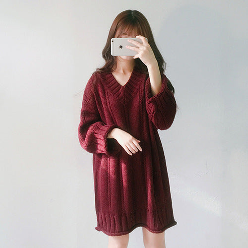Relaxed Sweater Dress