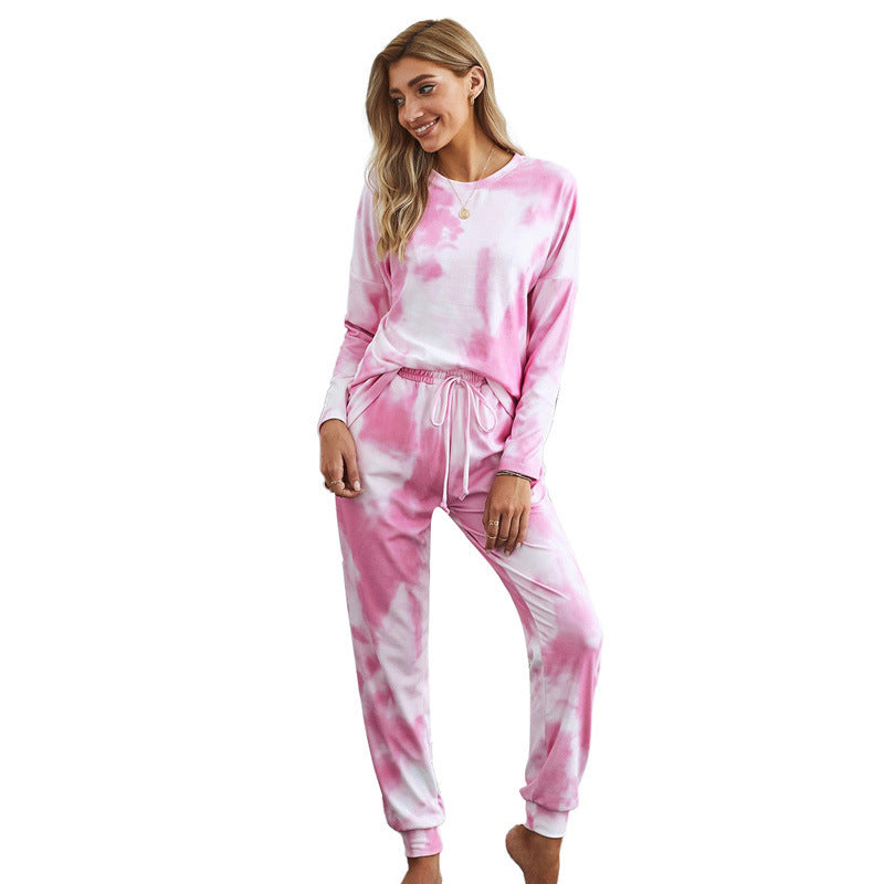 Patterned Tracksuit Set