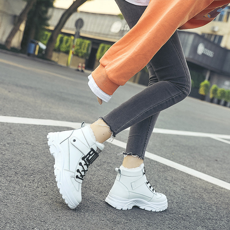 Chunky High-Top Sneakers