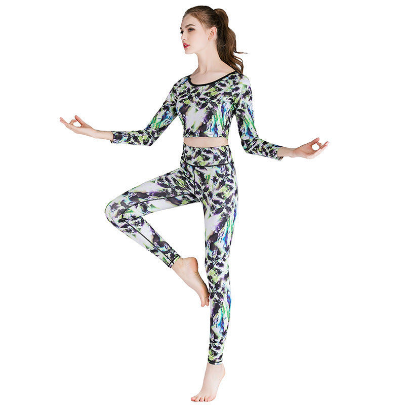 Printed Yoga Set