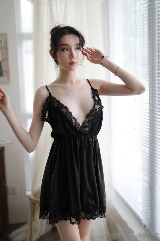 Women sexy nightgown ladies pajamas