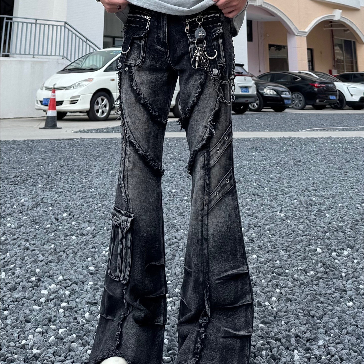 Multi-pocket Street Jeans