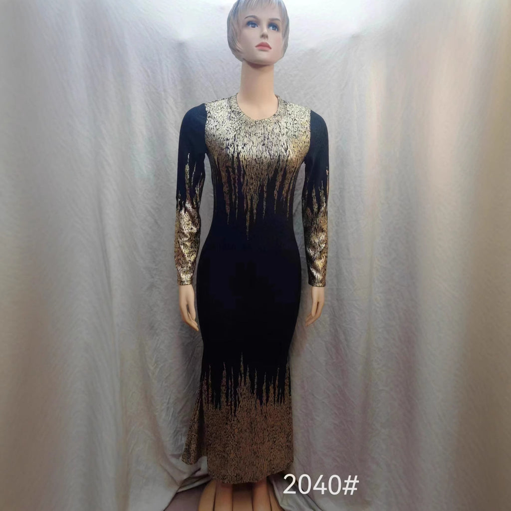 Gradient Fishtail Dress