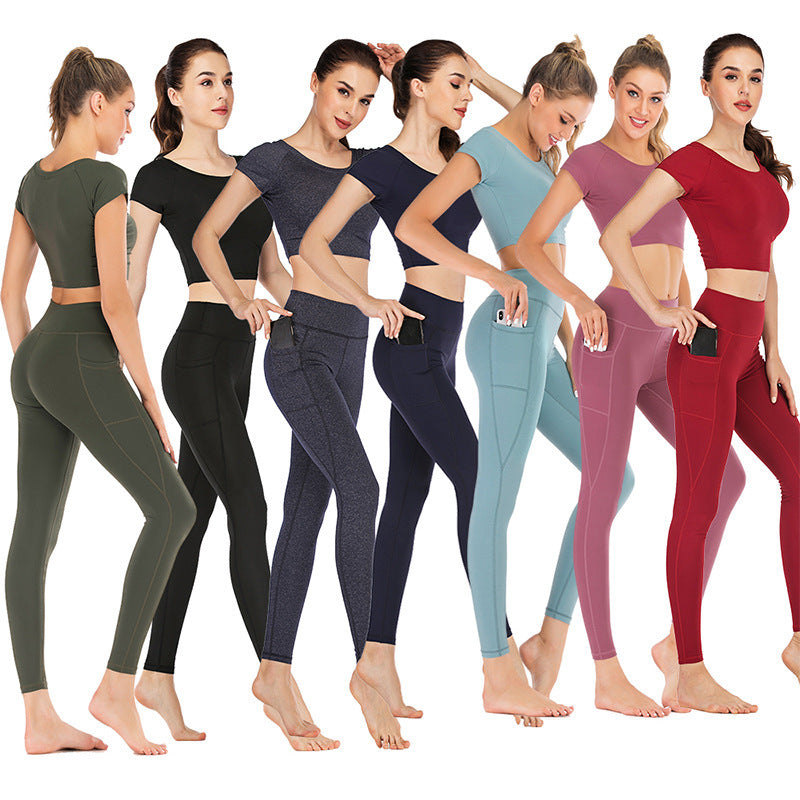 Vêtements de yoga à poches pour femmes