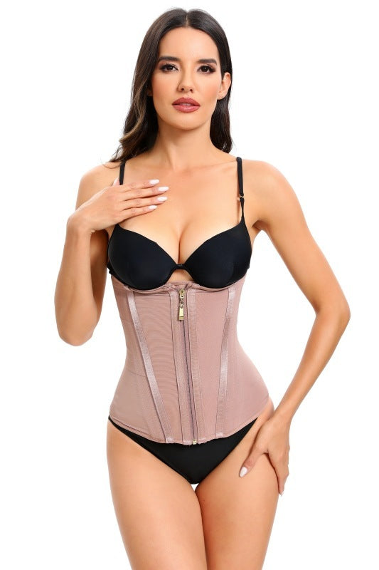Mesh Girdle Belly Band Tight Compression Belt Women's Waist Belly Band Sports Girdle Waist Seal