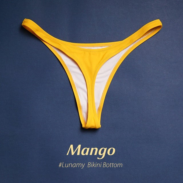 Lined Bikini Thong