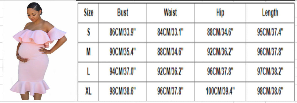 Ruffled Maternity Dress