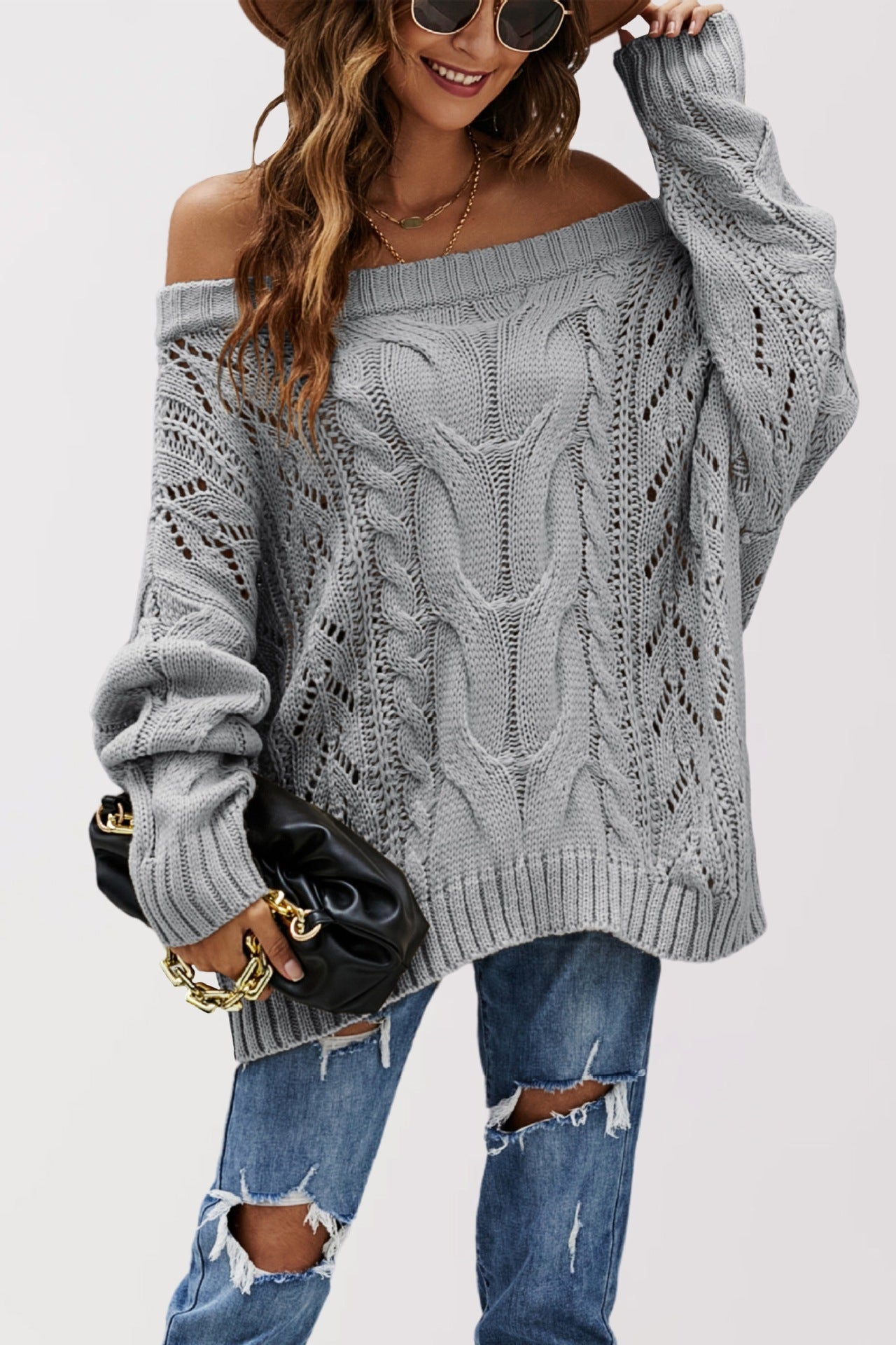 Off-Shoulder Pullover