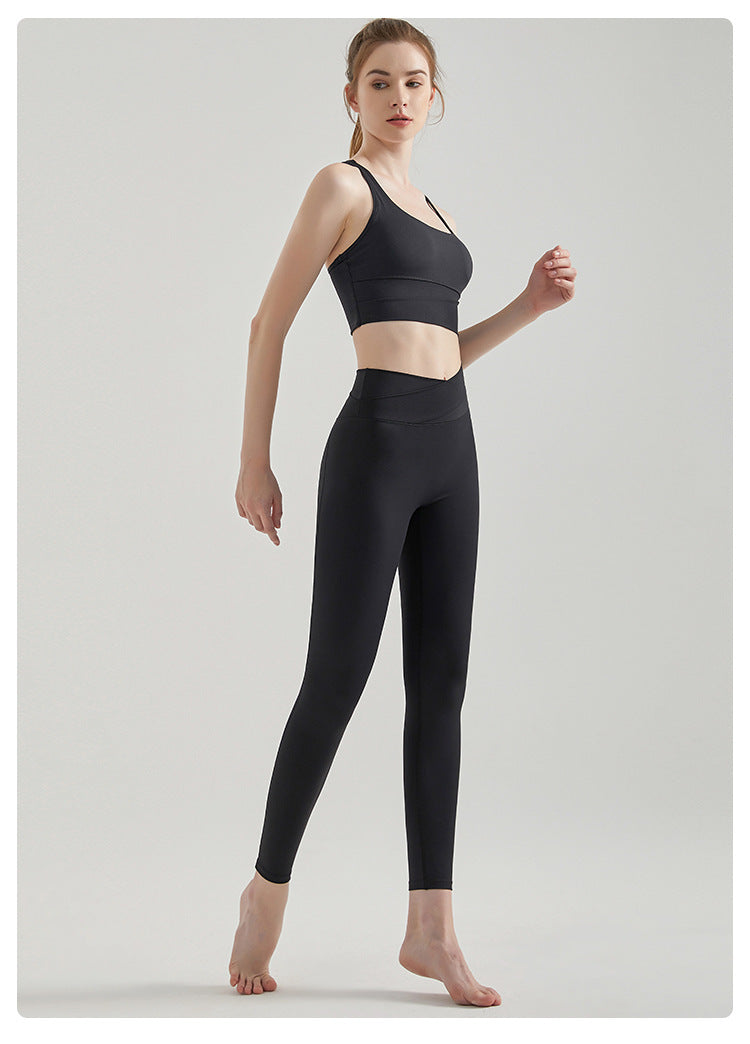 Contrast Yoga Suit