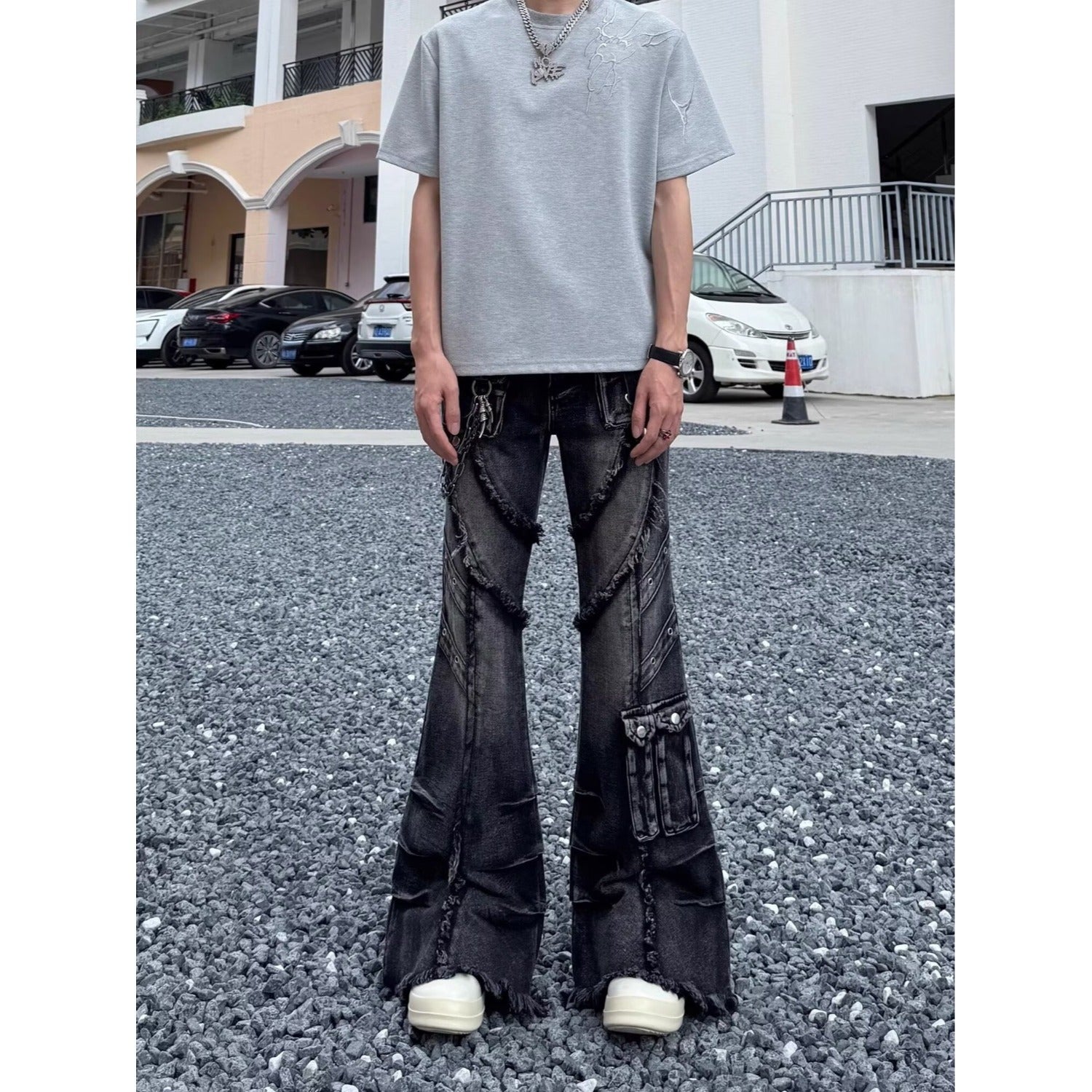 Multi-pocket Street Jeans