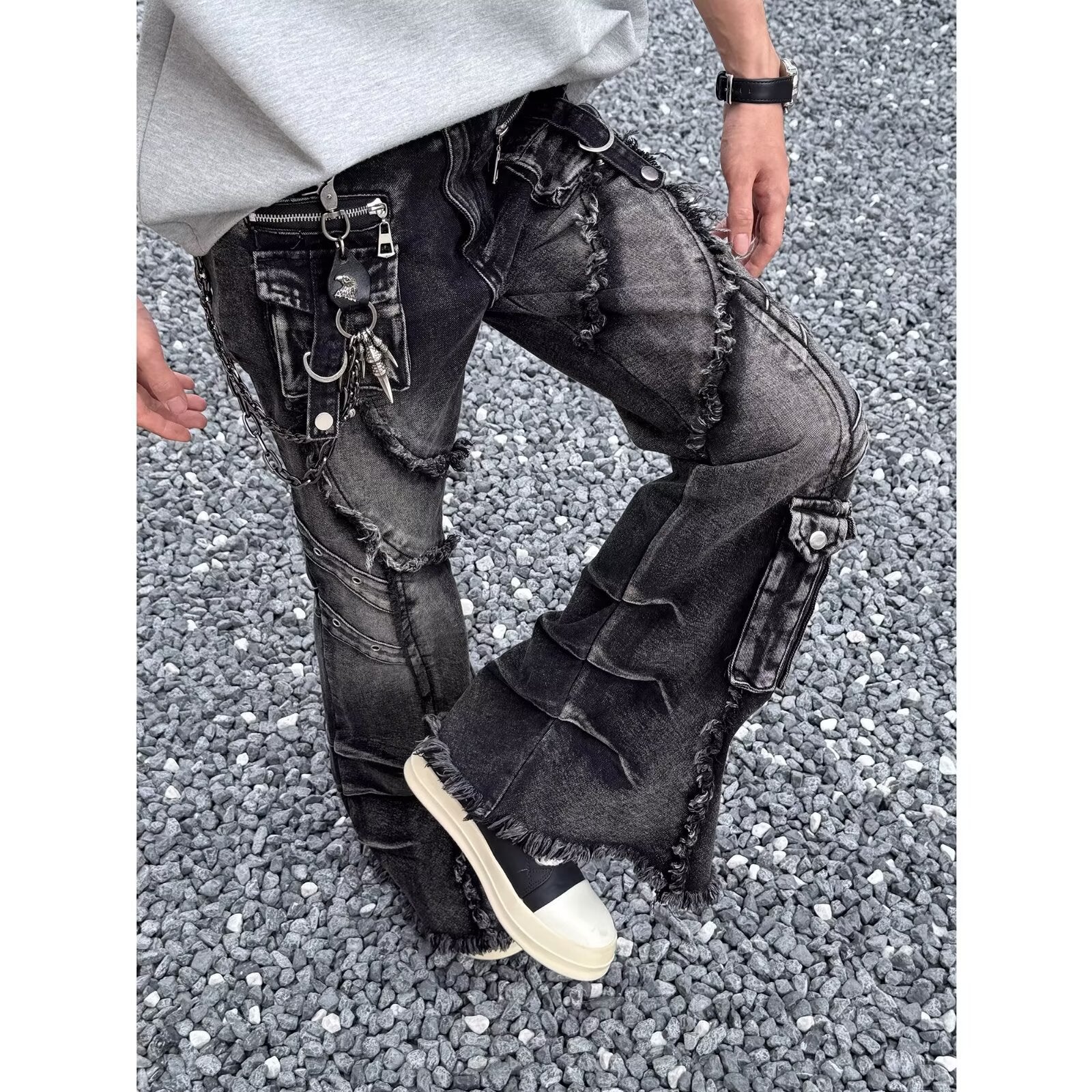 Multi-pocket Street Jeans