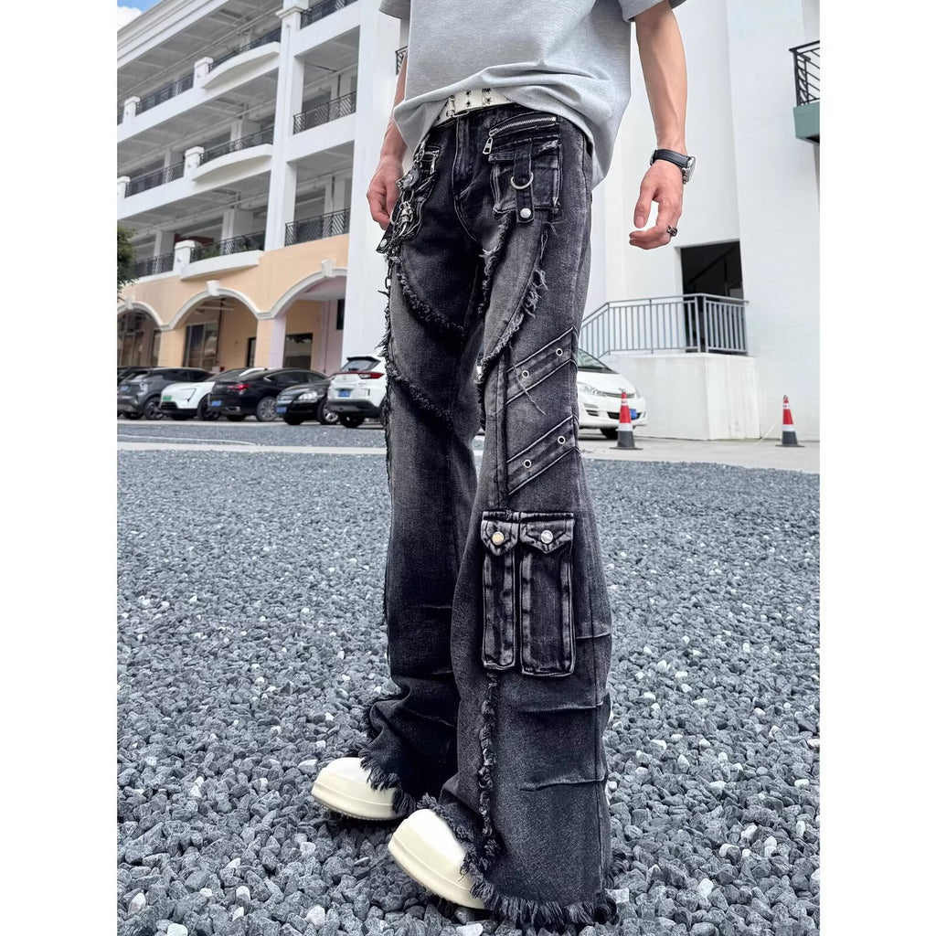 Multi-pocket Street Jeans
