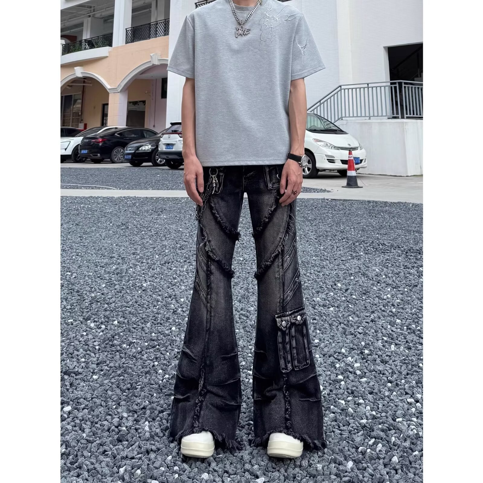 Multi-pocket Street Jeans