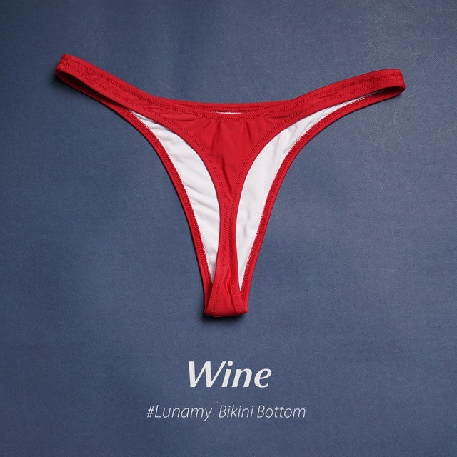 Lined Bikini Thong