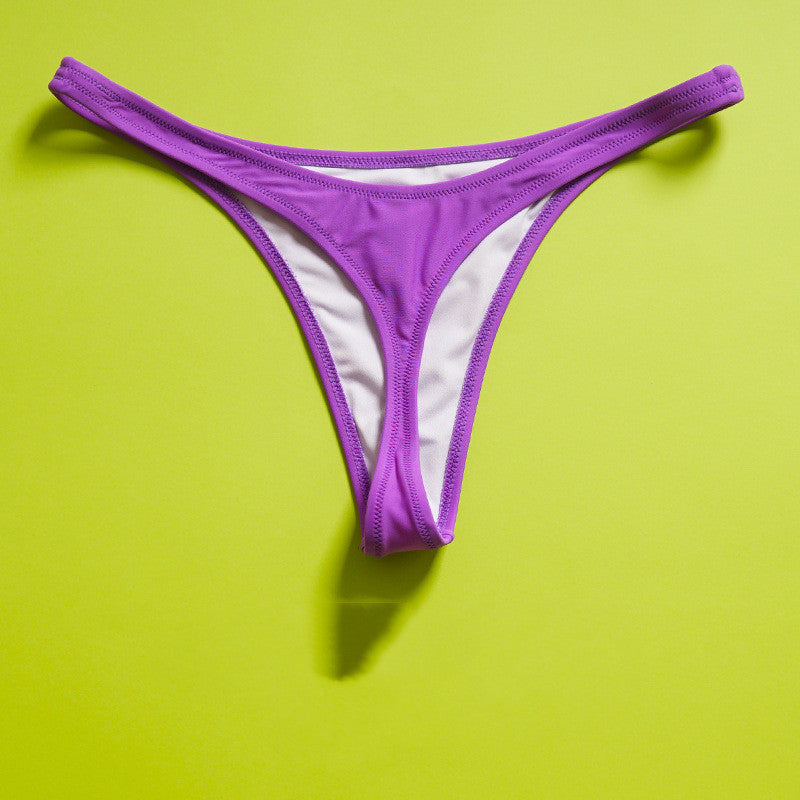 Lined Bikini Thong
