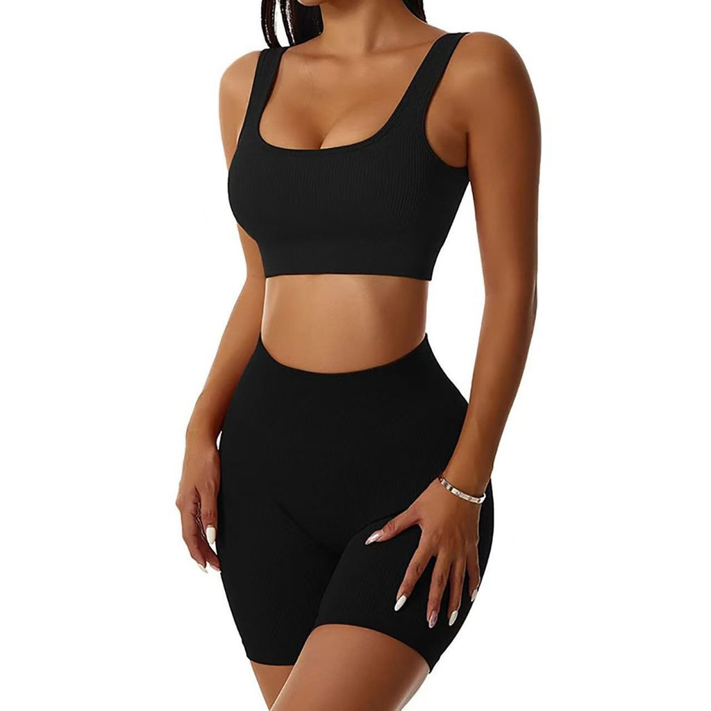 Vêtements de yoga tricotés sans couture pour femmes