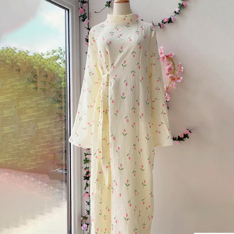 Floral French Dress