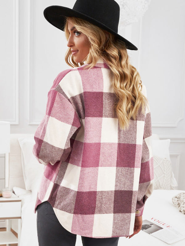 Plaid Pocket Jacket