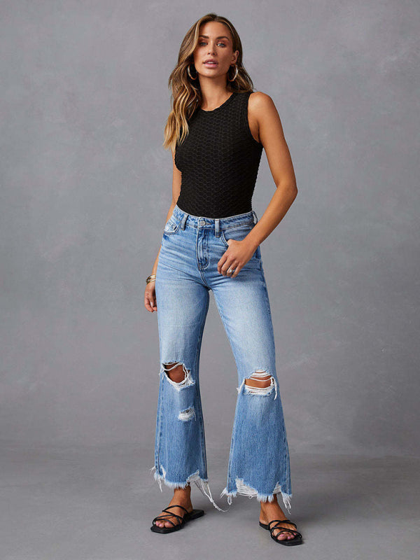 Tassel Ripped Denim