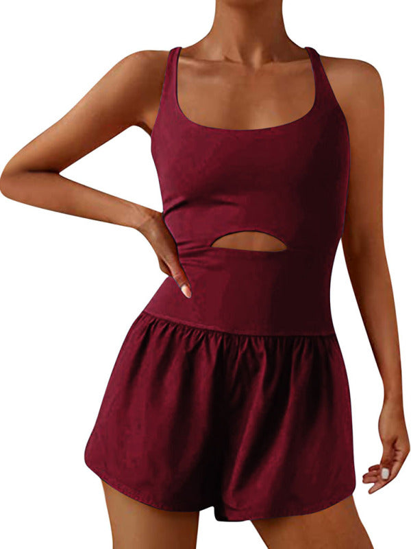 Strappy Yoga Jumpsuit