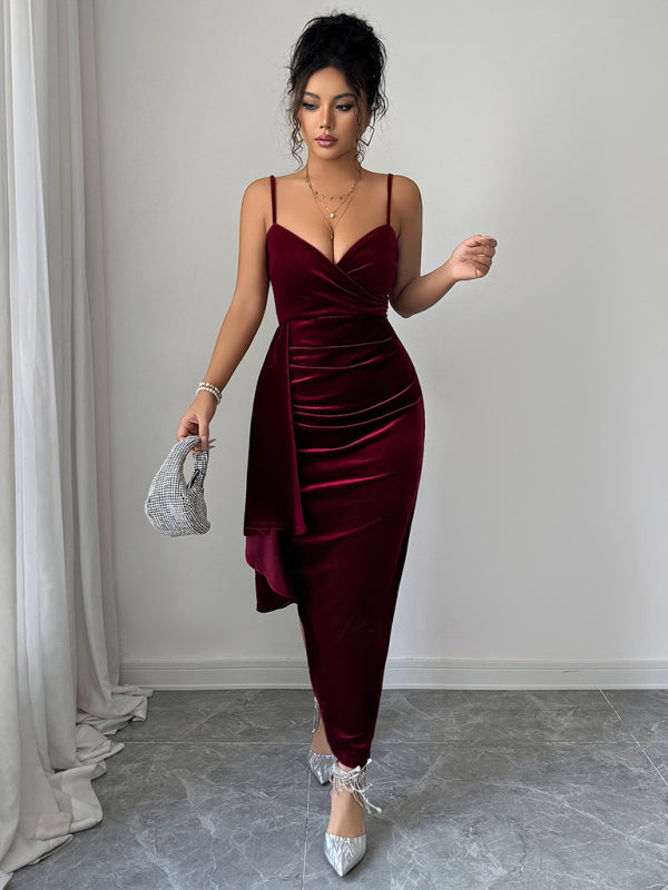 Suspender Evening Gown